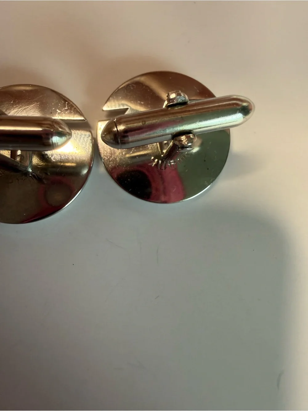 Vintage Swank Cufflinks Silver-Tone
